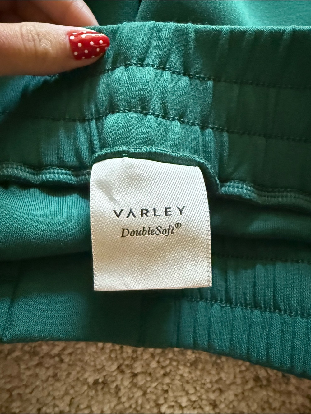 Varley Women's Green Drawstring Shorts - Picture 3 of 3